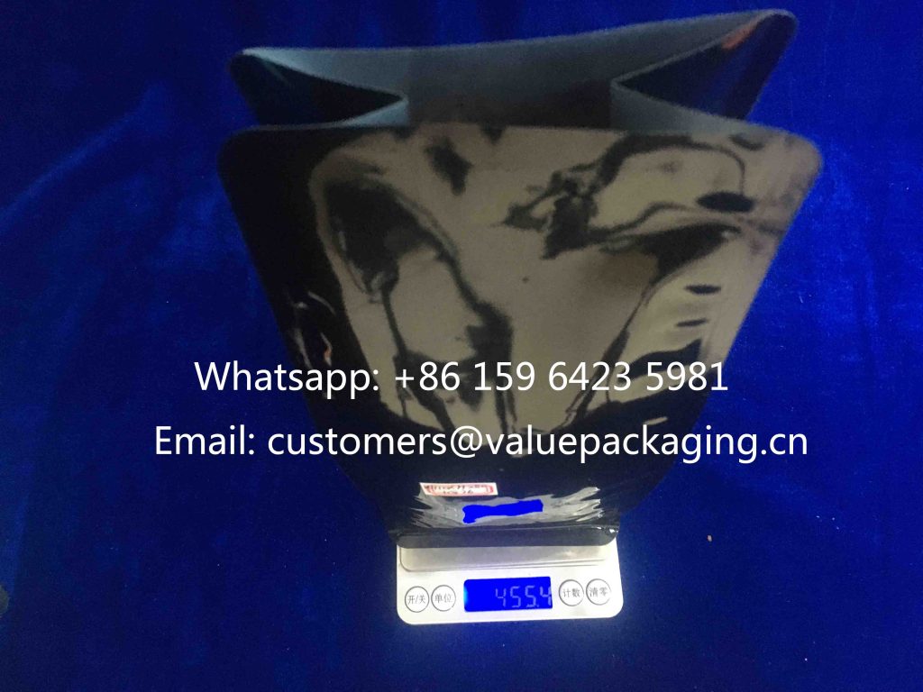 Weight-454g-Coffee-Bean-Flat-bottom-pouch.
