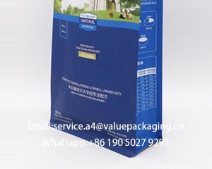 208-4 quality visual sight standup doypack for 1.5kg puppy food