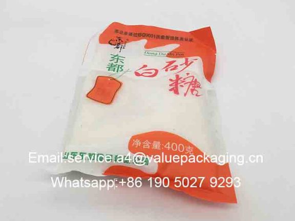 400g-sugar-filled-into-3-side-seals-pouch