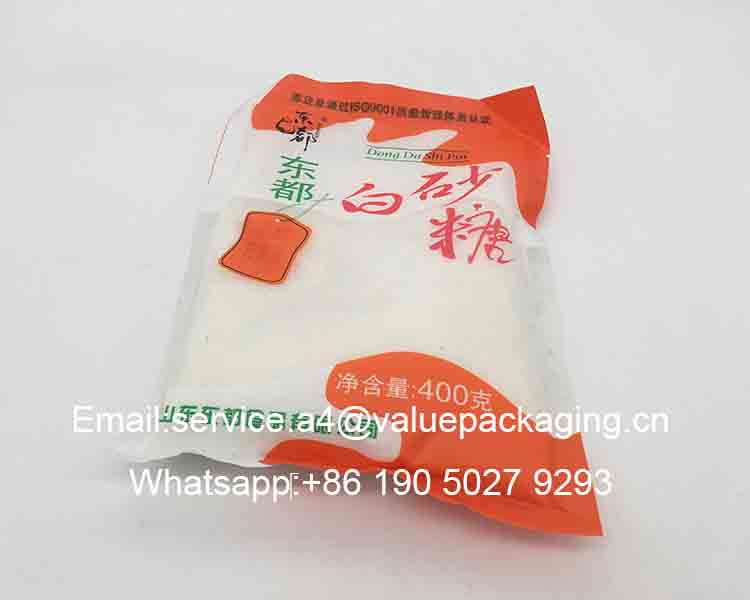 400g-sugar-filled-into-3-side-seals-pouch