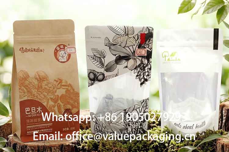 Eco-friendly dried nuts bags