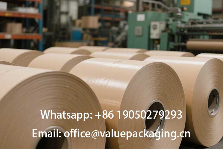 Kraft paper roll film