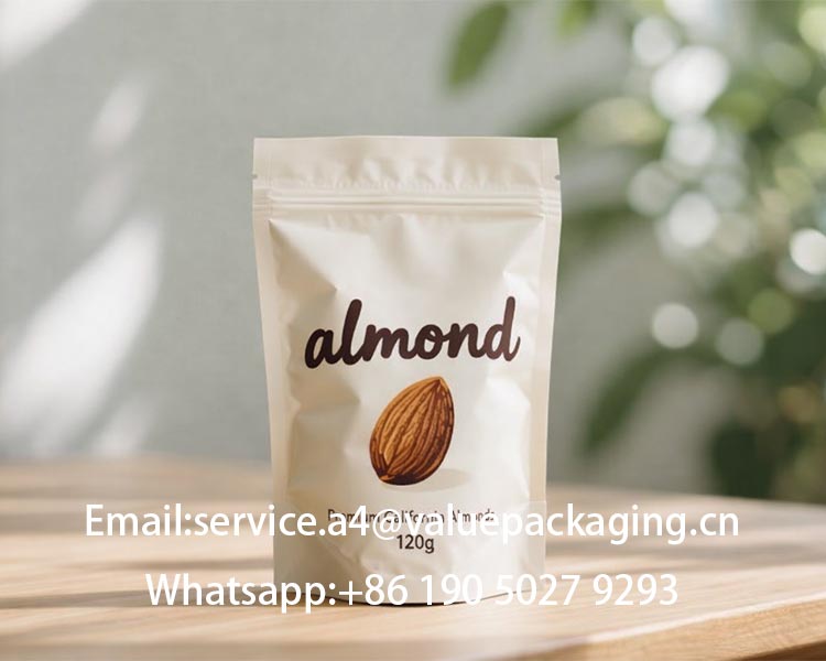 stand up pouch of almond nuts3