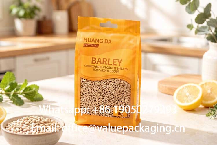 stand up pouch of barley2