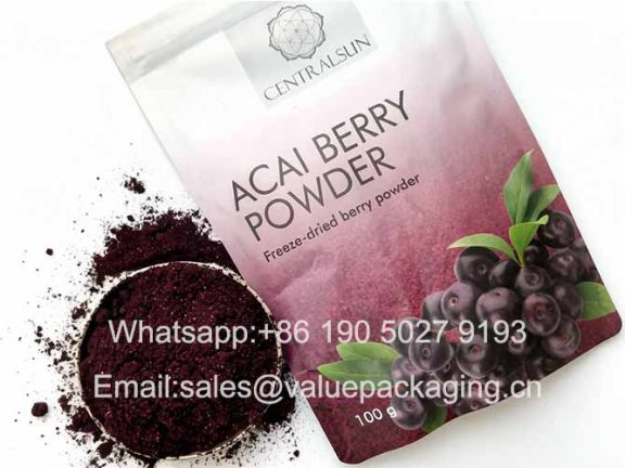 Acai Berry Powder packaging