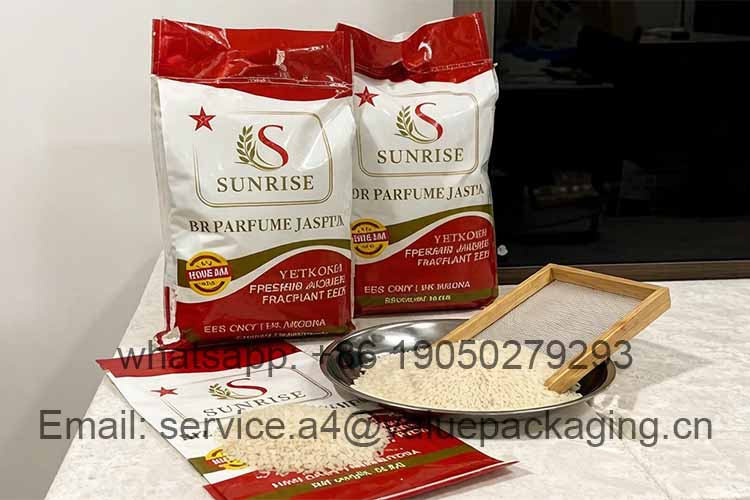 Large rice bags with handles