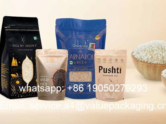 Types of rice packaging