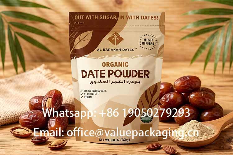 stand-up bag for date powder