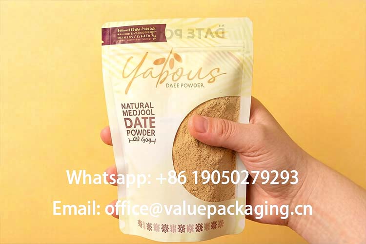 standup-doypack-with-clear-window-for-date- powder