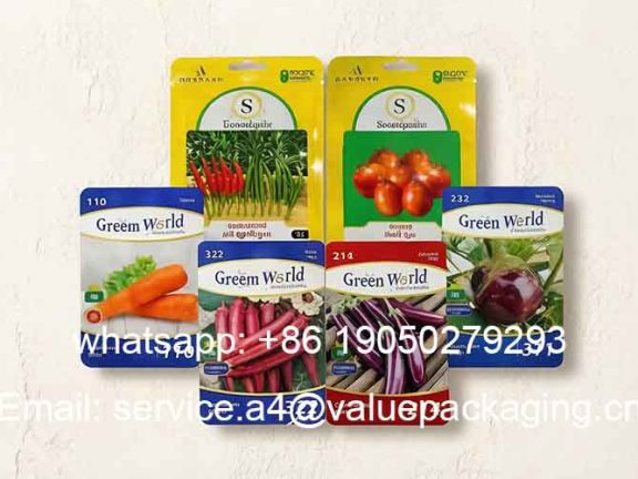 VMPET small-weight vegetable seed packaging sachets