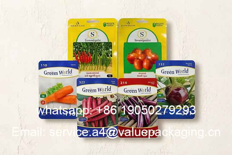 VMPET small-weight vegetable seed packaging sachets
