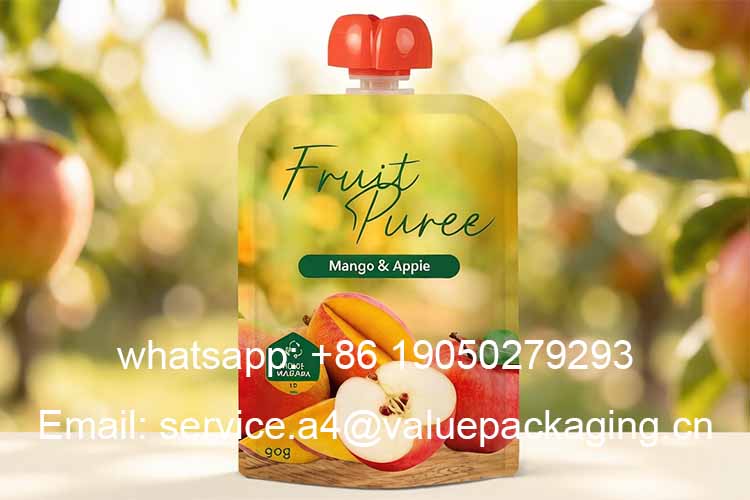 Anti-swallowing spout stand bag