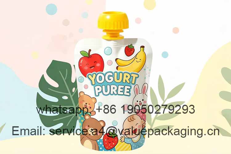Children's Fruit and Vegetable Puree Stand-up Spout Bag