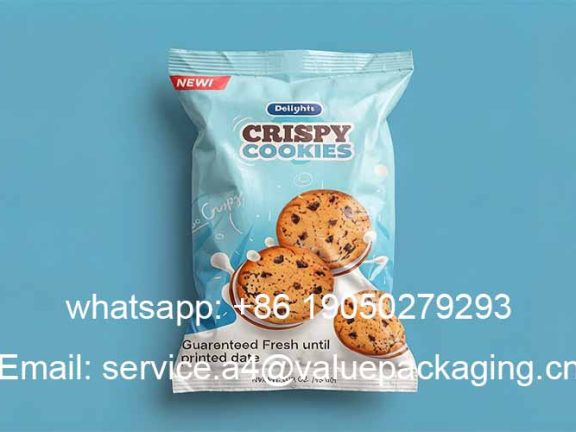 Common pillow-shaped cookie bags