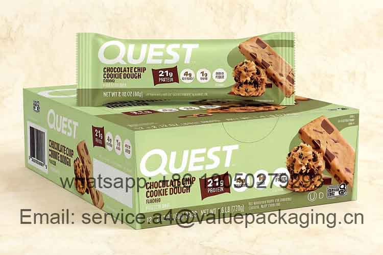 Common pillow-shaped cookie bags with plastic boxes