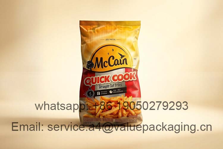 Frozen French Fries with Side Gusset Bag