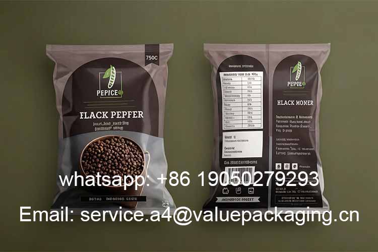 Large-capacity pillow bag for peppercorns