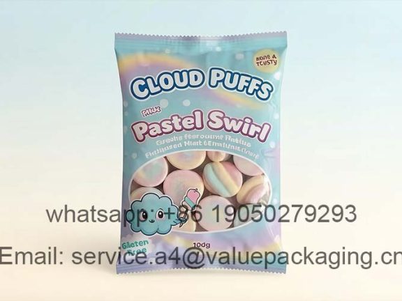 Marshmallow pillow pouch