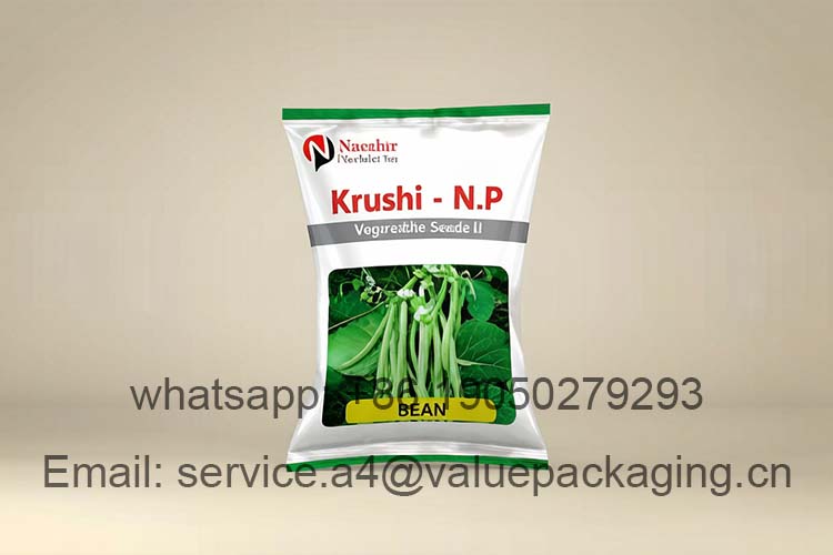 Vegetable seeds in pillow bags