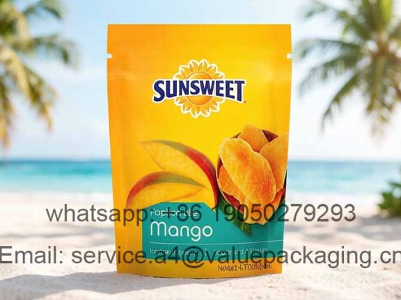 Zipper Mango Stand-Up Bag