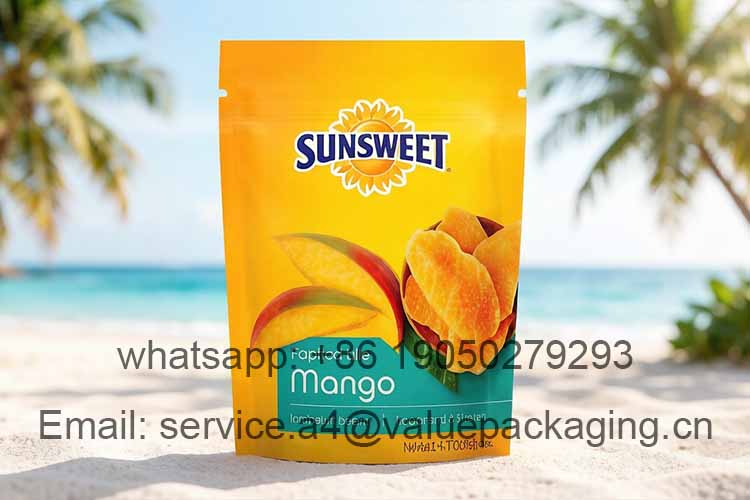 Zipper Mango Stand-Up Bag