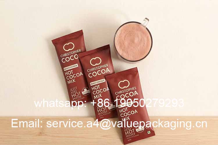 Small weight cocoa powder back pillow pouch