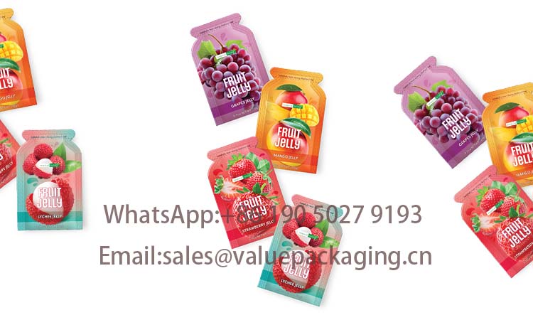 fruit jelly-shaped pouch
