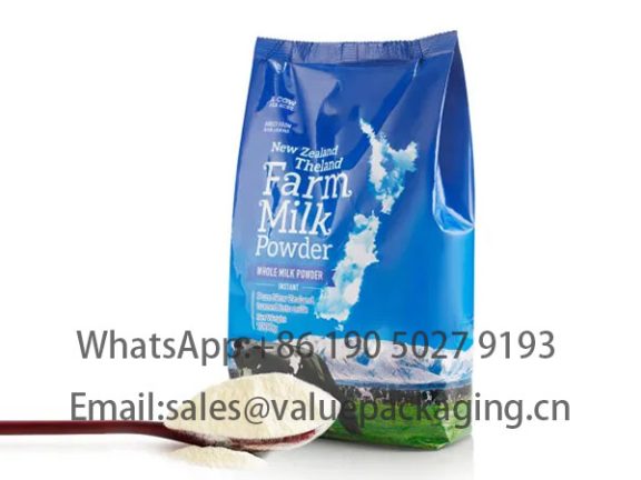 milk powder-side gusset bag