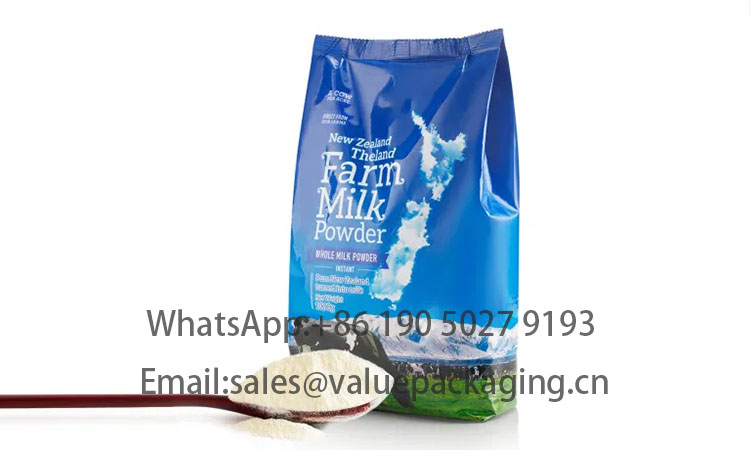 milk powder-side gusset bag