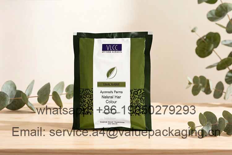 small hair dye sachet