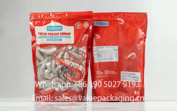 shrimp standup pouch